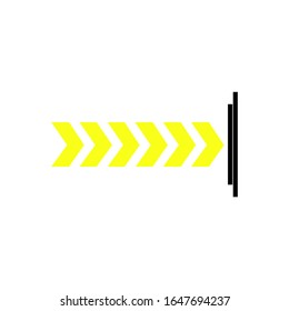 Right arrow icon vector illustration