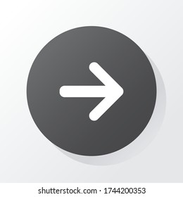 right arrow Icon. Vector illustration EPS 10.