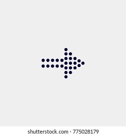 right arrow icon, Vector illustration.