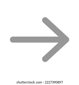 Right Arrow icon vector image. Can also be used for Media Buttons. Suitable for mobile apps, web apps and print media.