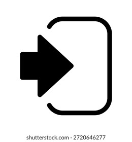 Right Arrow Icon Vector Symbol Design Illustration
