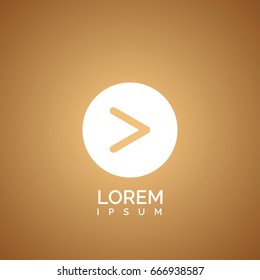 right arrow icon. web sign