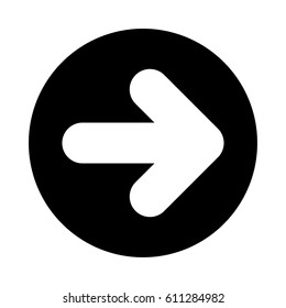 right arrow isolated icon vector illustration design