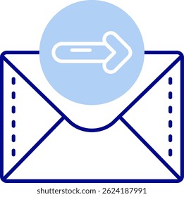Right arrow Line vector Icon Design