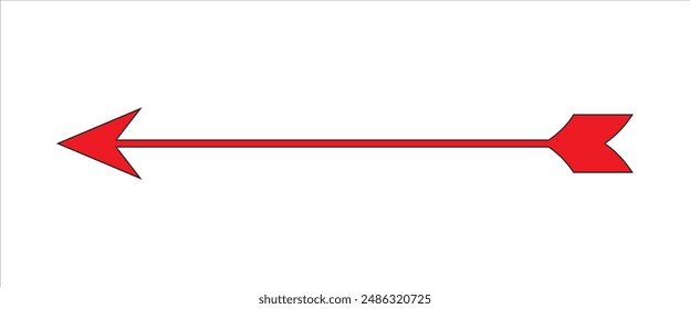Right Arrow Long Icon  Arrows  Infographic Illustration Direction Symbol Pointer Logo Up Sign Isolated on white background. Vector illustration.