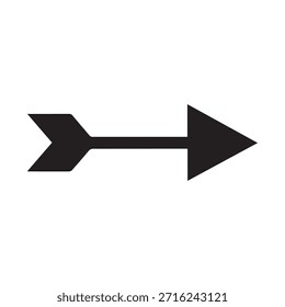 Entwurf des Navigationssymbols mit dem rechten Pfeil. Navigationssymbol mit dem rechten Pfeil für die Benutzeroberfläche, Schaltflächen und Steuerelemente.