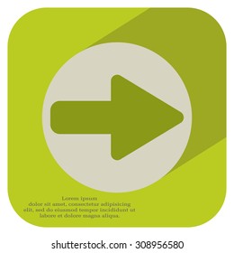 Right arrow symbol icon