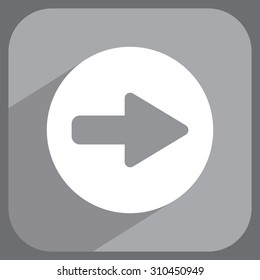 Right arrow symbol icon