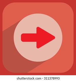 Right arrow symbol icon