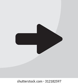 Right arrow symbol icon