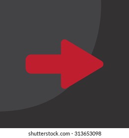 Right arrow symbol icon
