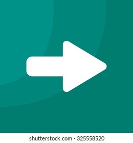Right arrow symbol icon