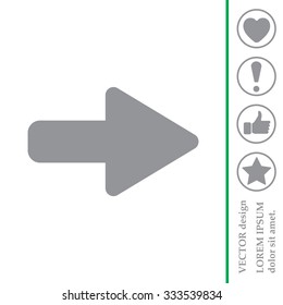 Right arrow symbol icon