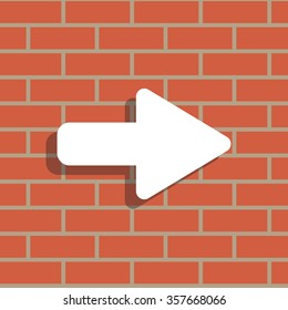 Right arrow symbol icon