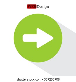 Right arrow symbol icon