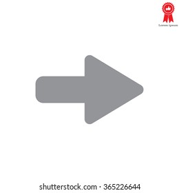 Right arrow symbol icon