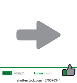Right arrow symbol icon