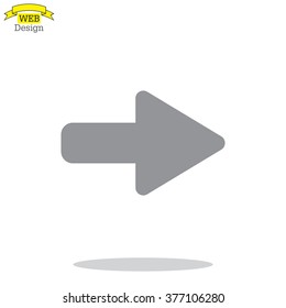 Right arrow symbol icon
