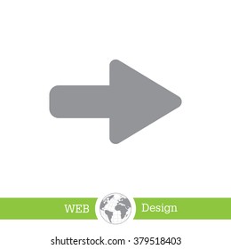 Right arrow symbol icon