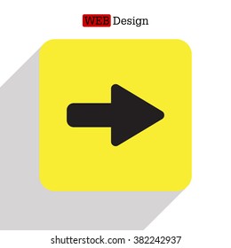 Right arrow symbol icon