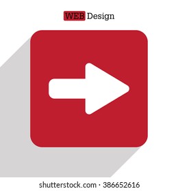 Right arrow symbol icon