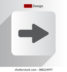 Right arrow symbol icon