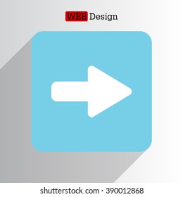 Right arrow symbol icon