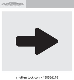 Right arrow symbol icon