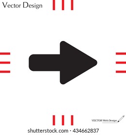 Right arrow symbol icon