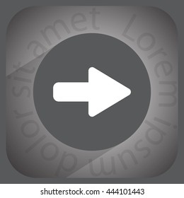 Right arrow symbol icon