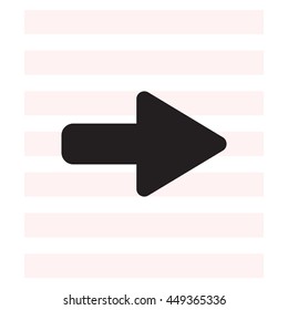 Right arrow symbol icon