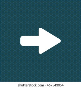 Right arrow symbol icon