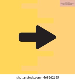 Right arrow symbol icon