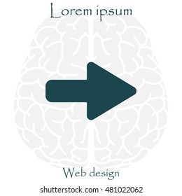 Right arrow symbol icon