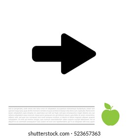 Right arrow symbol icon