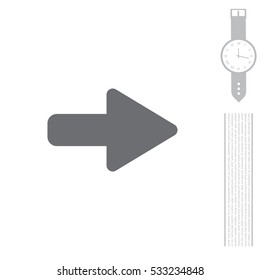 Right arrow symbol icon