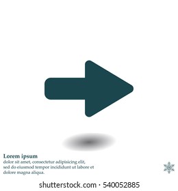 Right arrow symbol icon