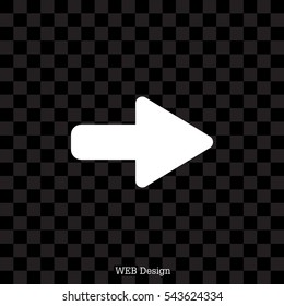 Right arrow symbol icon