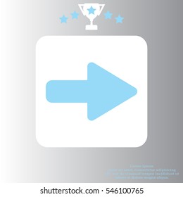 Right arrow symbol icon