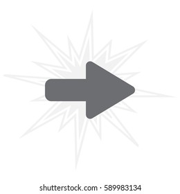 Right arrow symbol icon
