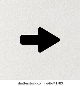 Right arrow symbol icon. vector illustration