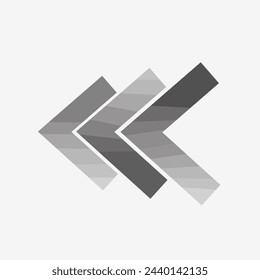 Right arrow symbol on white background,clean vector