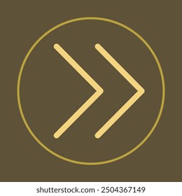 Right arrow trendy icon skillful abstract vector illustration colorful artwork beautiful design.eps