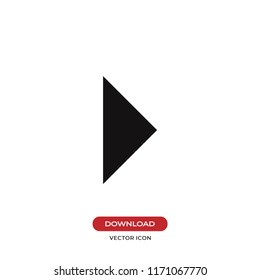 Right arrow vector icon