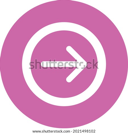 Right Arrow Vector icon that can easily modify or edit

