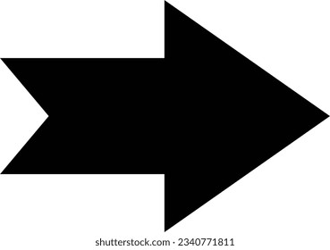 icono de punta de flecha derecha, icono de flecha de dirección derecha