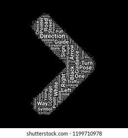 Right black arrow icon