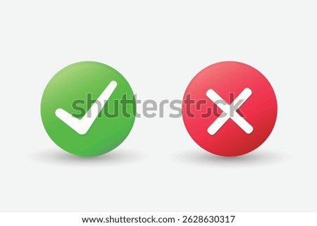 Right or Wrong? Check and Cancel Icons
