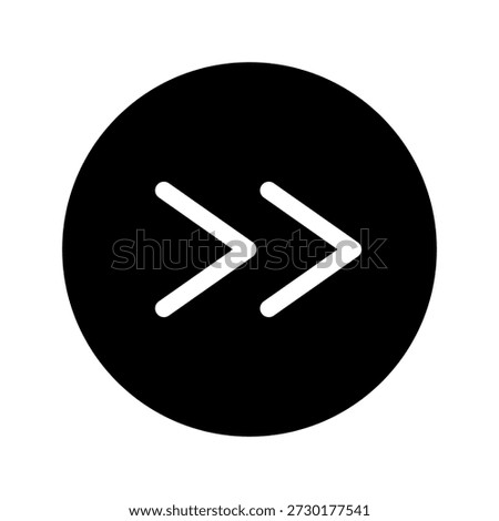 Right Chevron Icon Vector Symbol Design Illustration