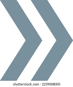 Right Chevron vector icon. Can be used for printing, mobile and web applications.